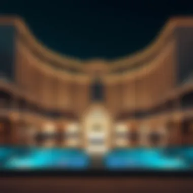 Architectural Marvel of Yas Viceroy Hotel Stunning exterior view of the Yas Viceroy Hotel