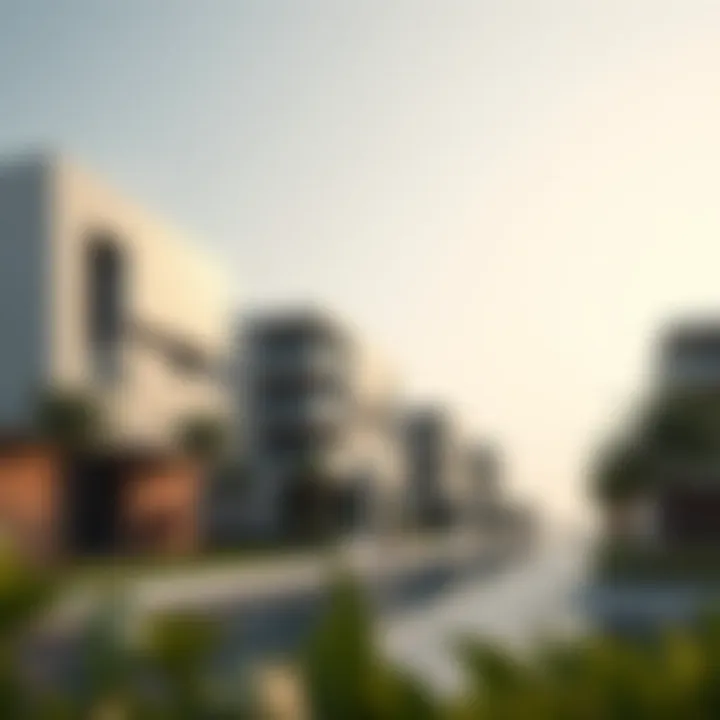 Contemporary Architecture on Zuha Island Modern architectural marvels on Zuha Island reflecting contemporary design trends
